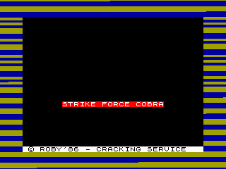 Strike Force Cobra — ZX SPECTRUM GAME ИГРА