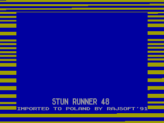 S.T.U.N. Runner — ZX SPECTRUM GAME ИГРА