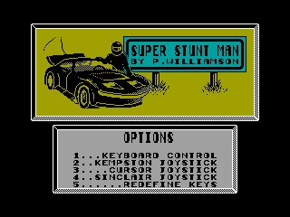 STUNT MAN — ZX SPECTRUM GAME ИГРА