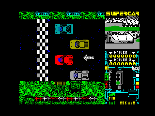SUPER STOCK CARS RACE — ZX SPECTRUM GAME ИГРА