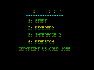 THE DEEP — ZX SPECTRUM GAME ИГРА