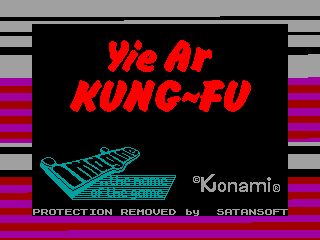 Yie Ar Kung-Fu — ZX SPECTRUM GAME ИГРА