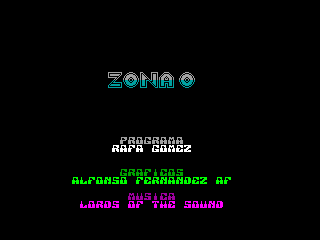 Zona 0 — ZX SPECTRUM GAME ИГРА