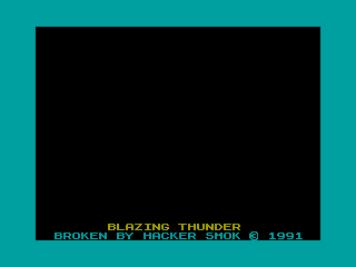 Blazing Thunder — ZX SPECTRUM GAME ИГРА