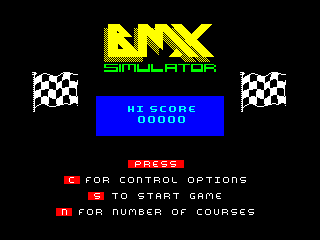 BMX Simulator — ZX SPECTRUM GAME ИГРА