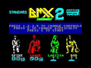 BMX Simulator 2 — ZX SPECTRUM GAME ИГРА
