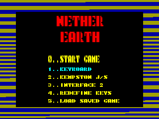 Nether Earth — ZX SPECTRUM GAME ИГРА