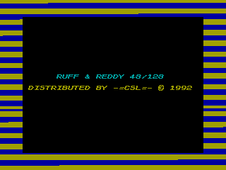 RUFF AND REDDY — ZX SPECTRUM GAME ИГРА