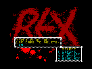 REX 2 — ZX SPECTRUM GAME ИГРА
