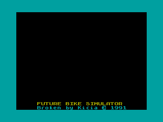 Future Bike Simulator — ZX SPECTRUM GAME ИГРА