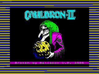 Cauldron II: The Pumpkin Strikes Back — ZX SPECTRUM GAME ИГРА
