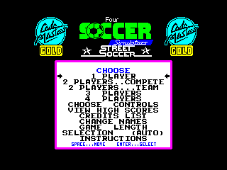Street Soccer — ZX SPECTRUM GAME ИГРА