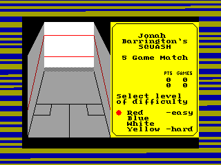 Jonah Barrington's Squash — ZX SPECTRUM GAME ИГРА