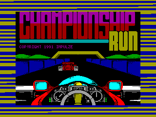 Championship Run — ZX SPECTRUM GAME ИГРА