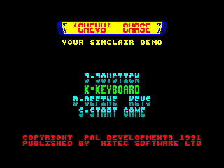 Chevy Chase — ZX SPECTRUM GAME ИГРА