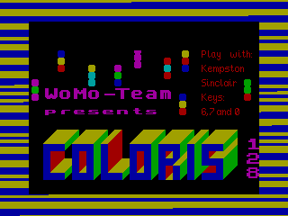 Coloris — ZX SPECTRUM GAME ИГРА