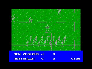World Class Rugby — ZX SPECTRUM GAME ИГРА