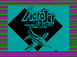 Acro Jet — ZX SPECTRUM GAME ИГРА