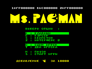 MISS PACMAN — ZX SPECTRUM GAME ИГРА