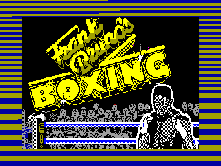 Frank Bruno's Boxing — ZX SPECTRUM GAME ИГРА