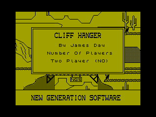 Cliff Hanger — ZX SPECTRUM GAME ИГРА