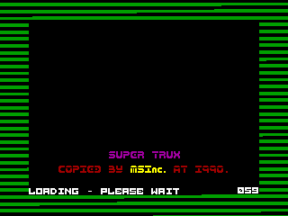 Super Trux — ZX SPECTRUM GAME ИГРА