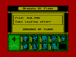 Dragons of Flame — ZX SPECTRUM GAME ИГРА