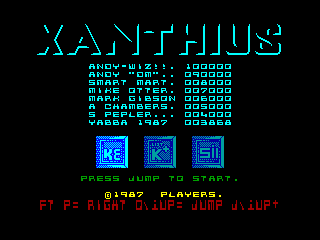 Xanthius — ZX SPECTRUM GAME ИГРА