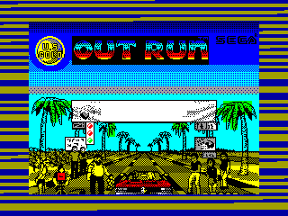 OUT RUN — ZX SPECTRUM GAME ИГРА