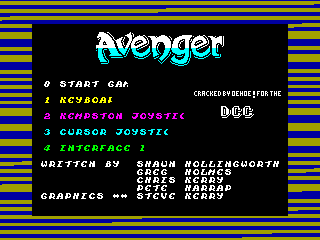 Avenger — ZX SPECTRUM GAME ИГРА