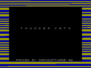 THUNDER CATS — ZX SPECTRUM GAME ИГРА