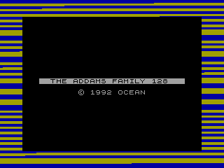 Addams Family, The — ZX SPECTRUM GAME ИГРА