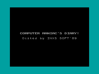 COMPUTER MANIAC'S DIARY — ZX SPECTRUM GAME ИГРА
