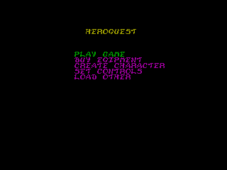 Hero Quest — ZX SPECTRUM GAME ИГРА