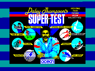 Daley Thompson's Supertest — ZX SPECTRUM GAME ИГРА