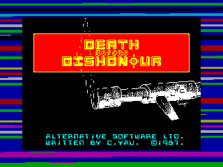 Death Before Dishonour — ZX SPECTRUM GAME ИГРА