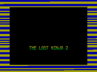 Last Ninja 2 — ZX SPECTRUM GAME ИГРА