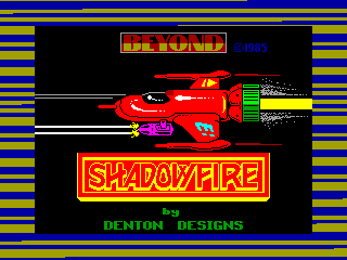 SHADOW FIRE — ZX SPECTRUM GAME ИГРА
