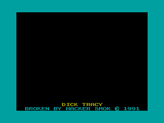 Dick Tracy — ZX SPECTRUM GAME ИГРА