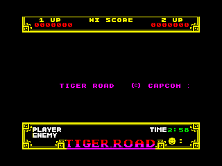 Tiger Road — ZX SPECTRUM GAME ИГРА