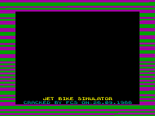 Jet Bike Simulator — ZX SPECTRUM GAME ИГРА