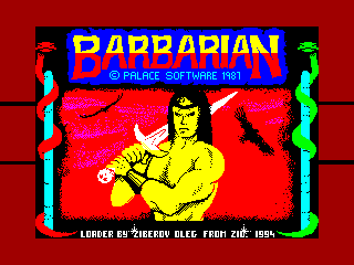 Barbarian — ZX SPECTRUM GAME ИГРА