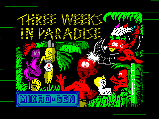THREE WEEKS IN PARADISE — ZX SPECTRUM GAME ИГРА