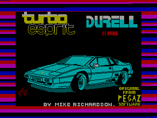 Turbo Esprit — ZX SPECTRUM GAME ИГРА