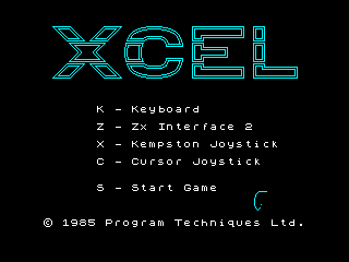 XCEL — ZX SPECTRUM GAME ИГРА