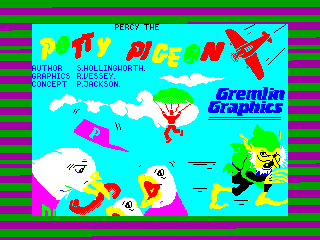 Percy the Potty Pigeon — ZX SPECTRUM GAME ИГРА