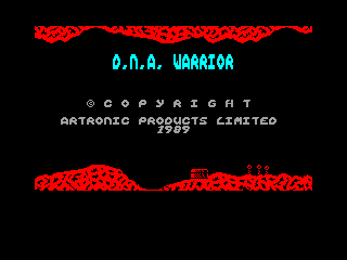 D.N.A. Warrior — ZX SPECTRUM GAME ИГРА