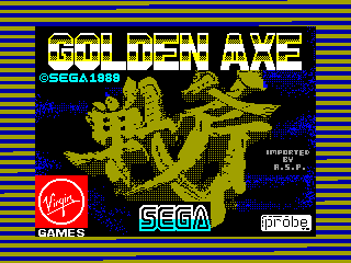 Golden Axe — ZX SPECTRUM GAME ИГРА