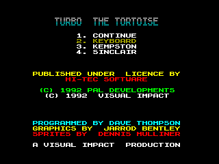 Turbo the Tortoise — ZX SPECTRUM GAME ИГРА
