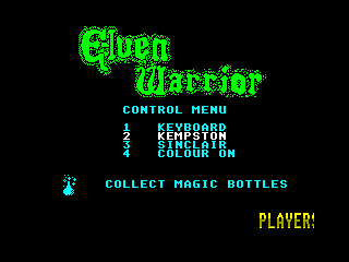 Elven Warrior — ZX SPECTRUM GAME ИГРА